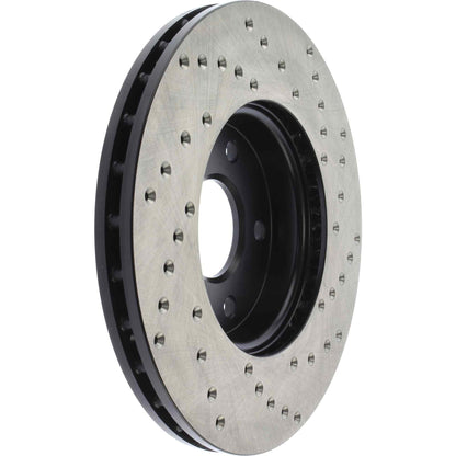 StopTech Sport Cryo Cross Drilled Brake Rotor; Front Right