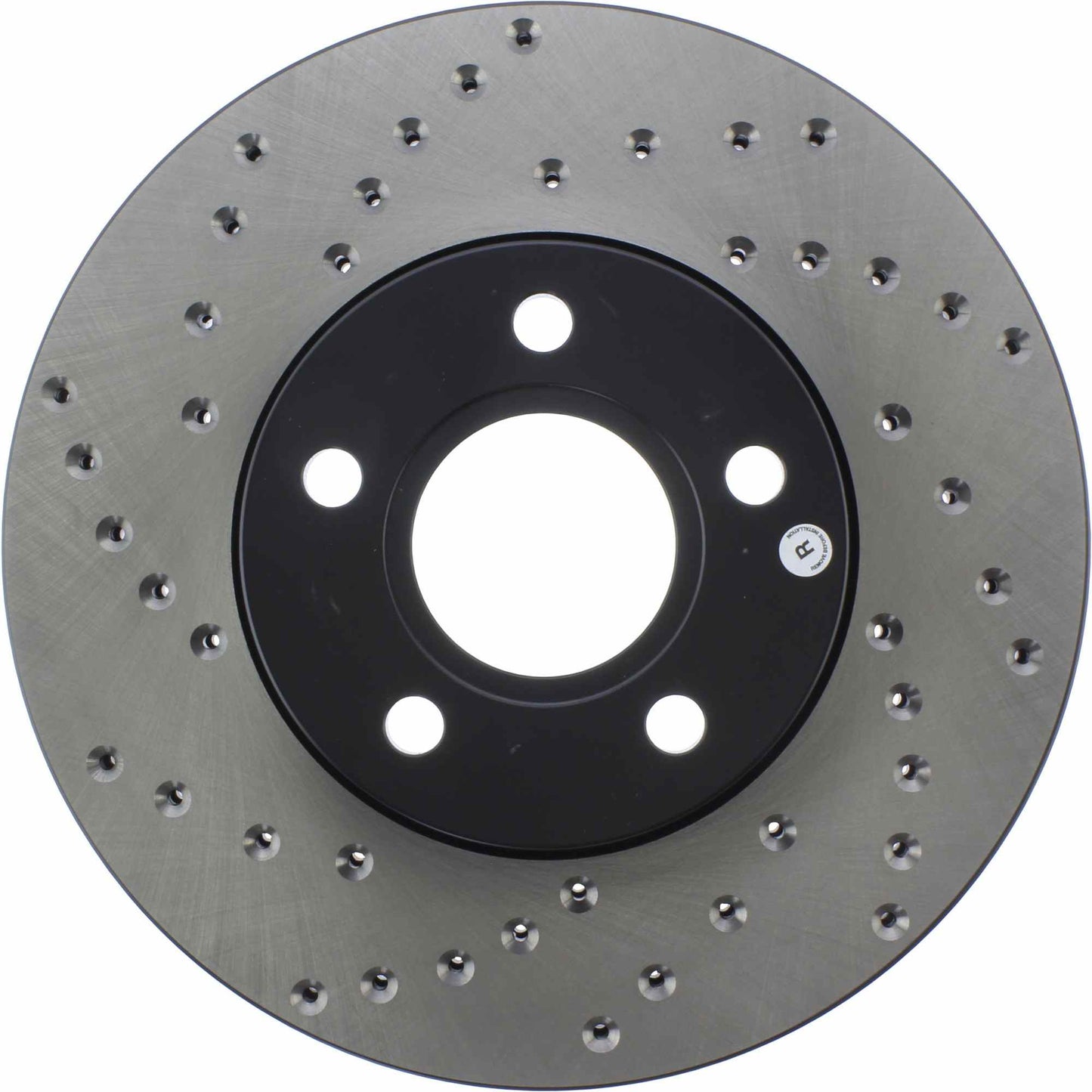 StopTech Sport Cross Drilled Brake Rotor; Front Right