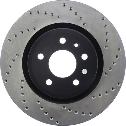 StopTech Sport Cryo Cross Drilled Brake Rotor; Front Left