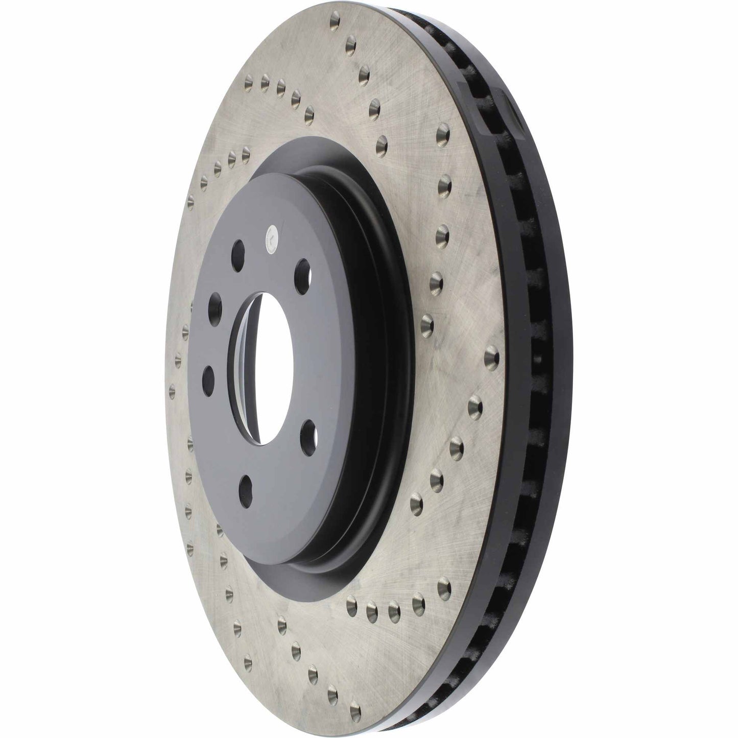 StopTech Sport Cryo Cross Drilled Brake Rotor; Front Left