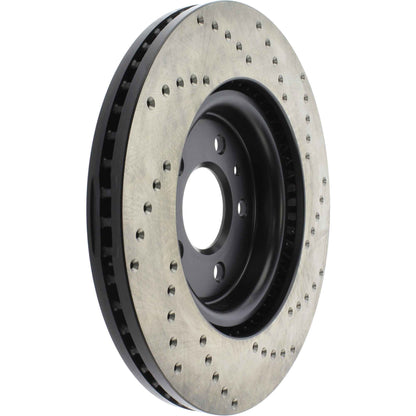 StopTech Sport Cryo Cross Drilled Brake Rotor; Front Right