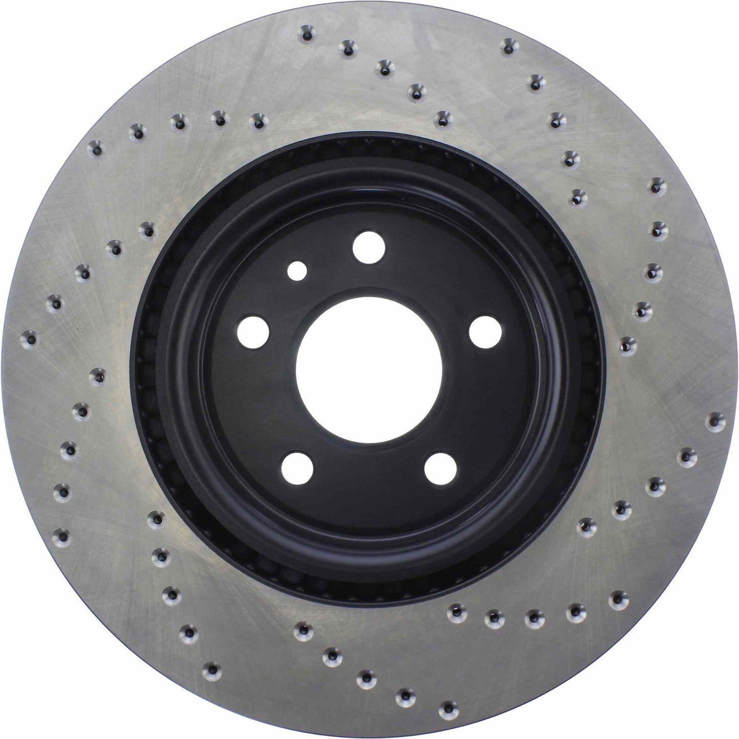 StopTech Sport Cross Drilled Brake Rotor; Front Right