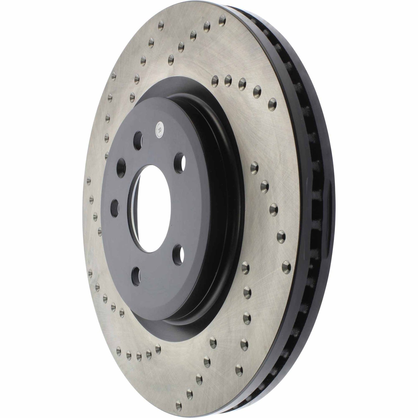 StopTech Sport Cross Drilled Brake Rotor; Front Right