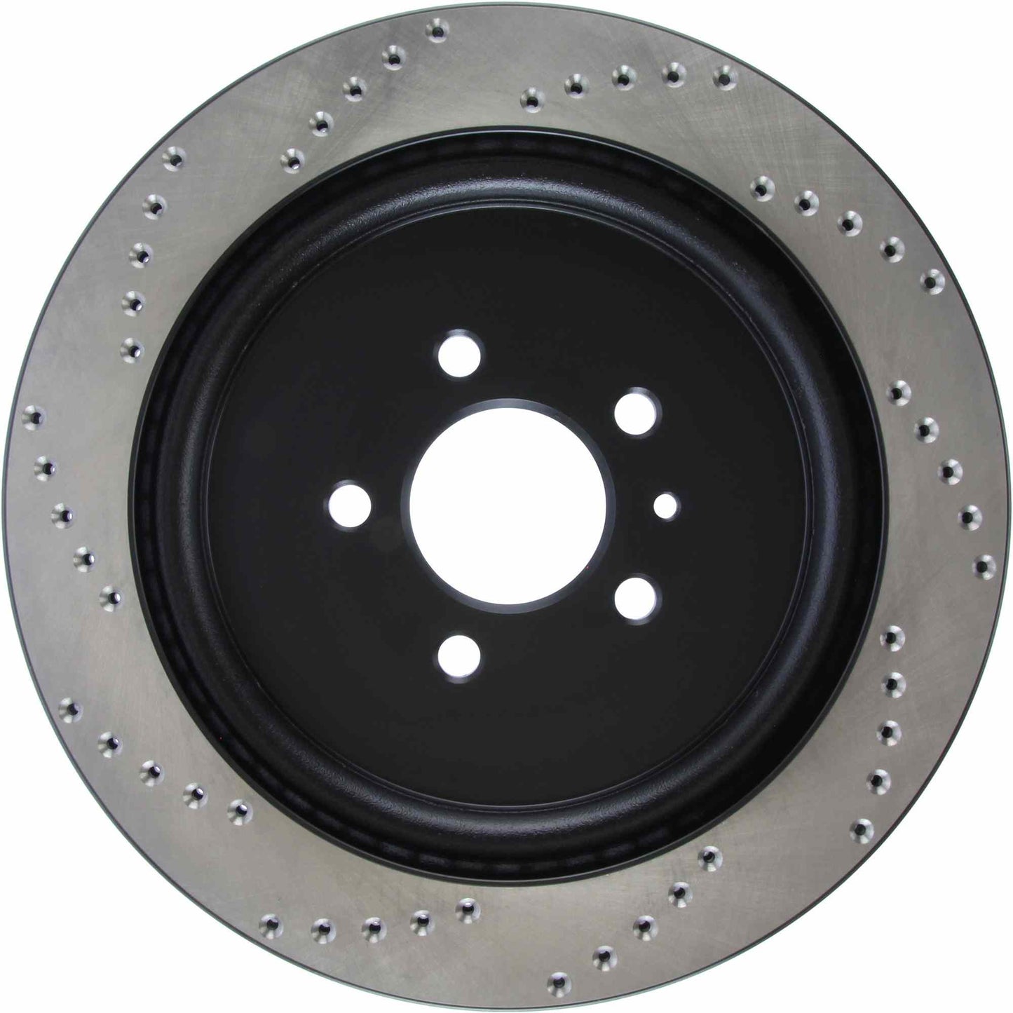 StopTech Sport Cross Drilled Brake Rotor; Rear Left