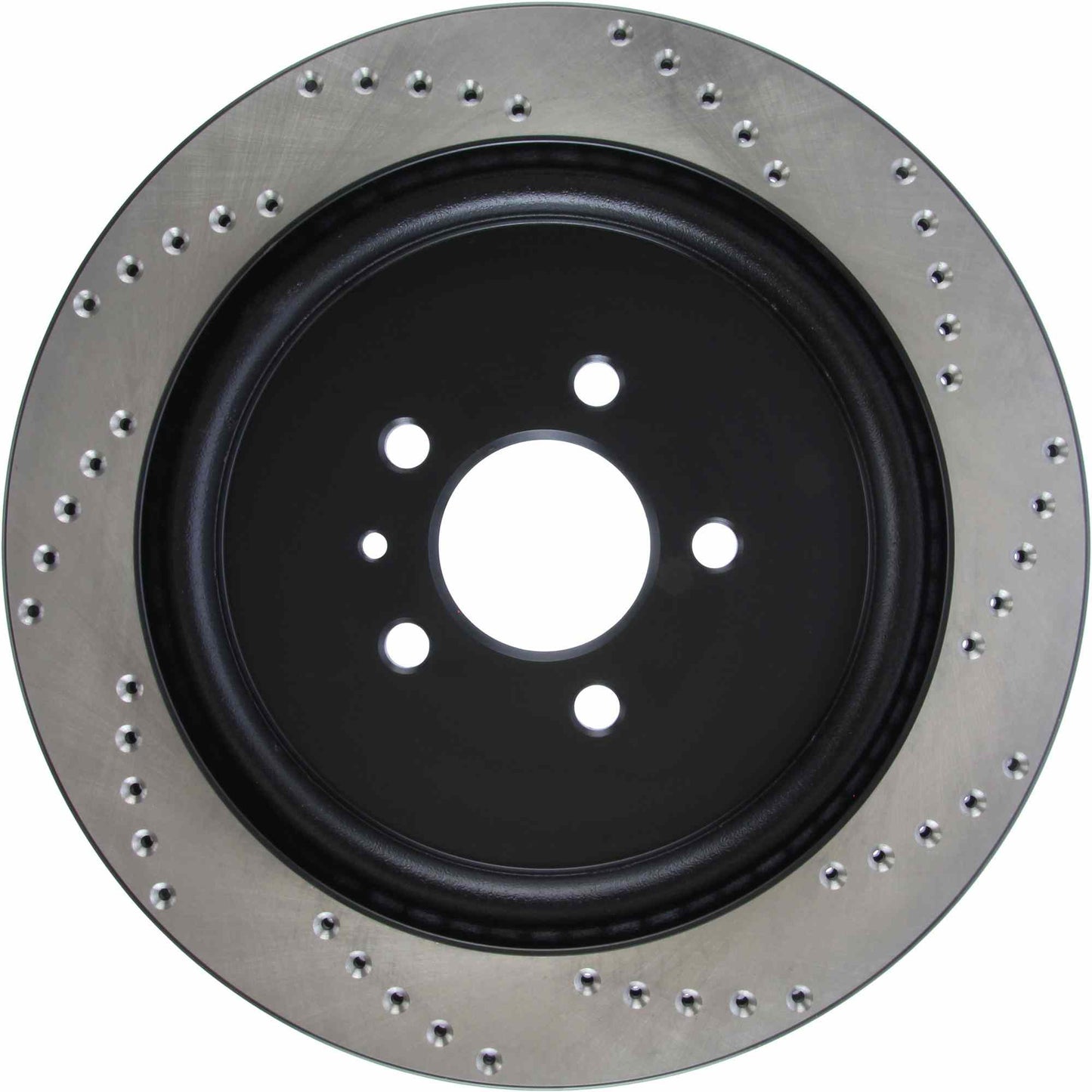 StopTech Sport Cross Drilled Brake Rotor; Rear Right