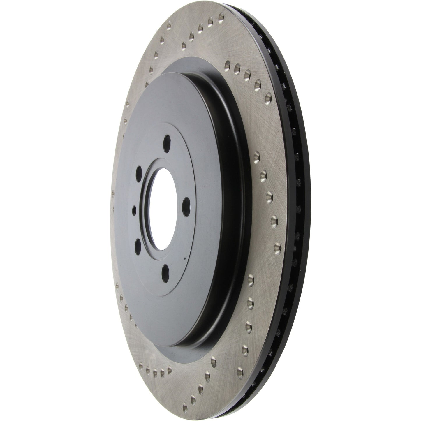 StopTech Sport Cross Drilled Brake Rotor; Rear Right