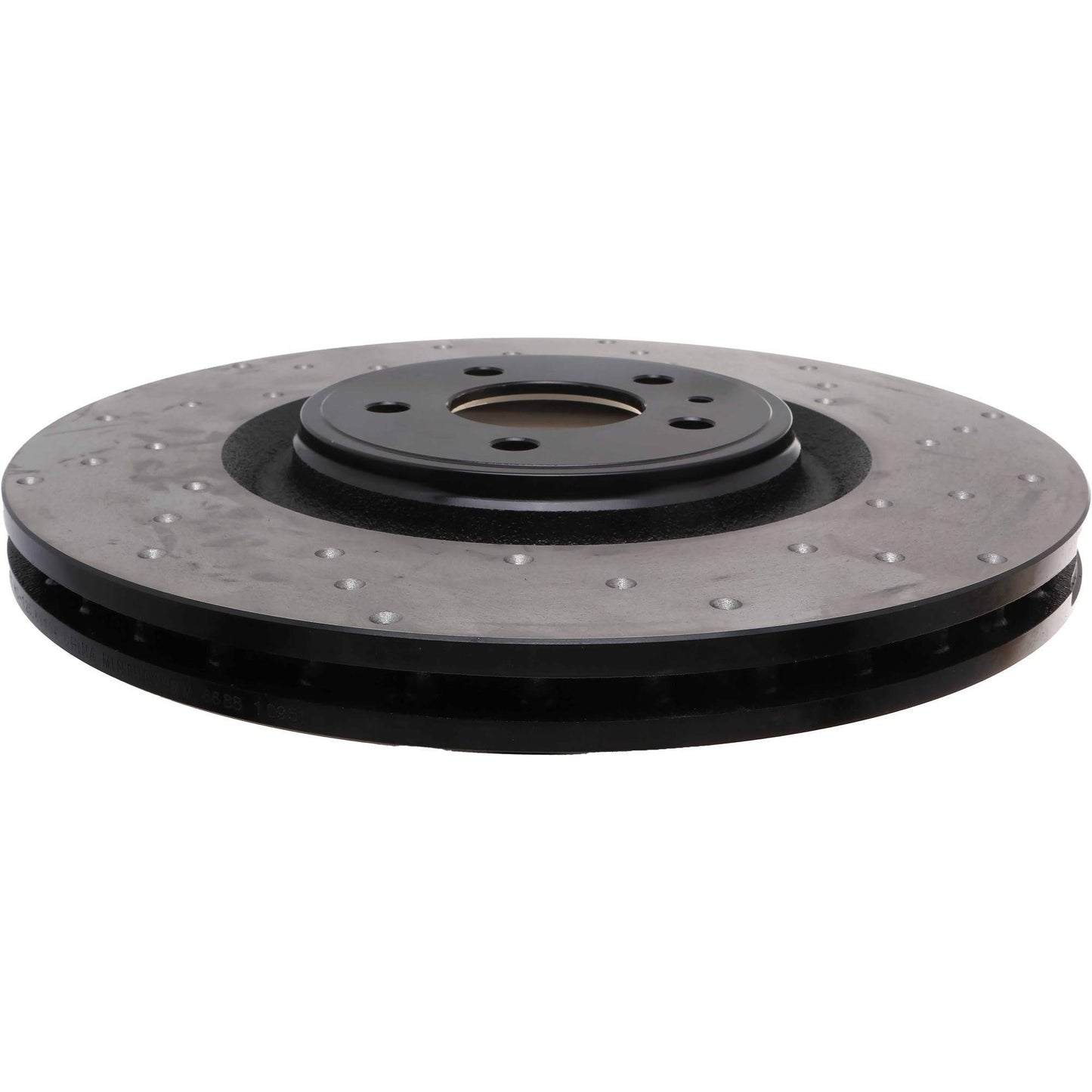StopTech Sport Cross Drilled Brake Rotor; Front Left