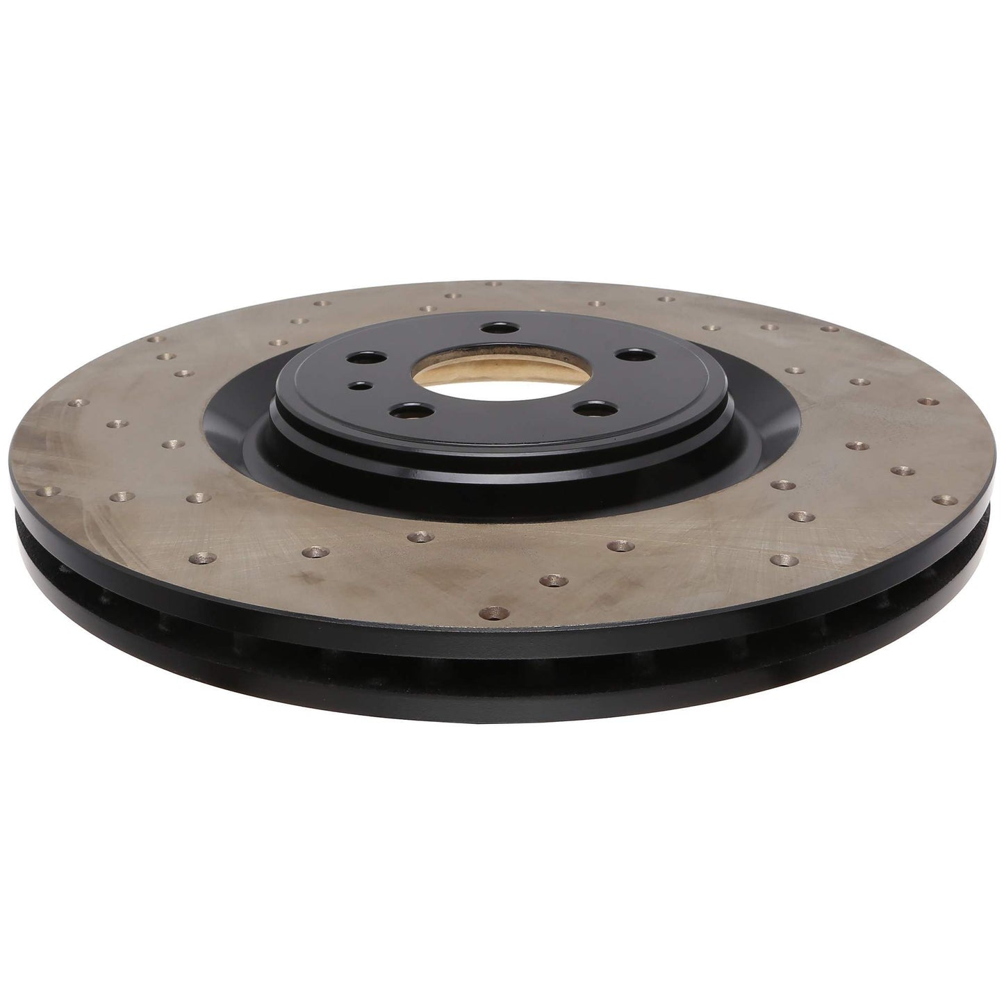 StopTech Sport Cross Drilled Brake Rotor; Front Right