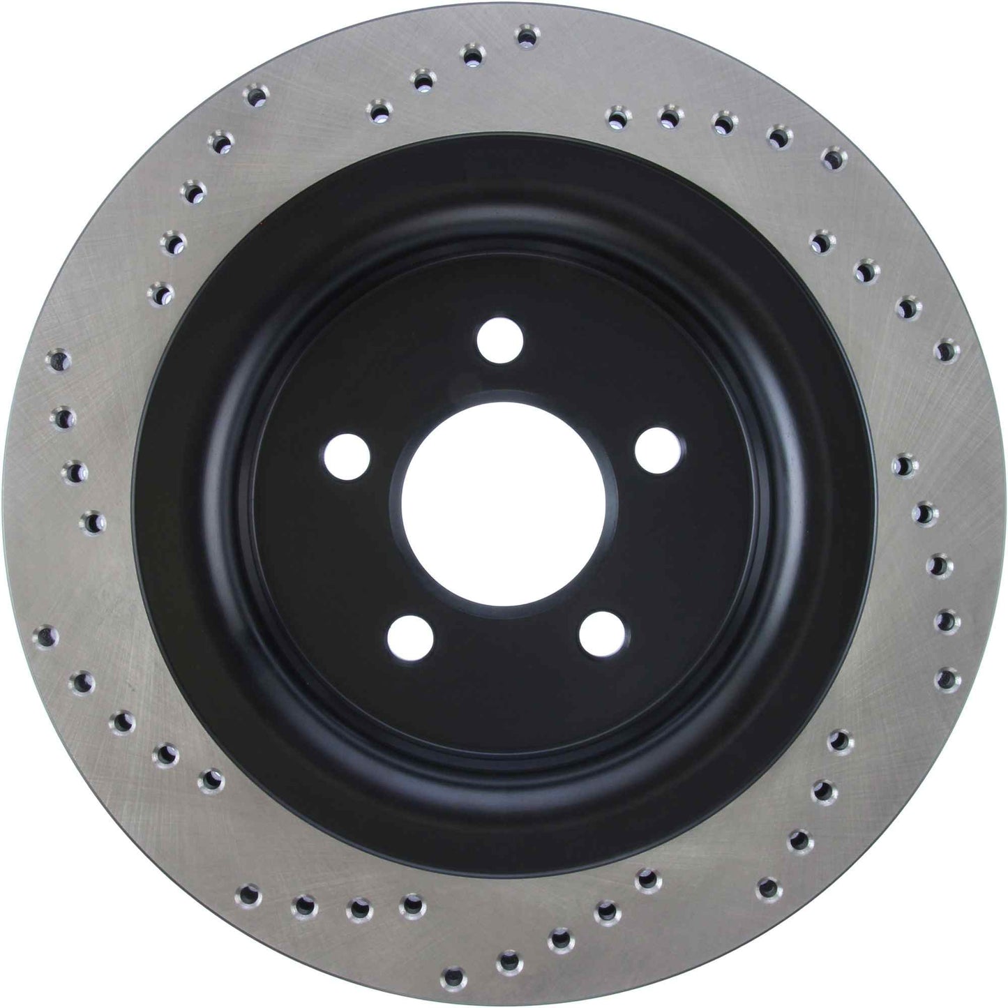 StopTech Sport Cross Drilled Brake Rotor; Rear Left