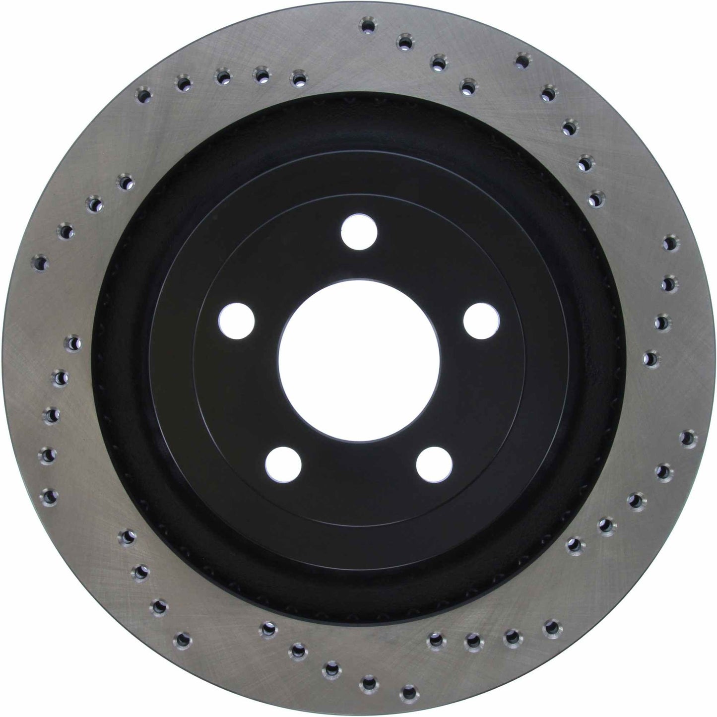 StopTech Sport Cross Drilled Brake Rotor; Rear Left