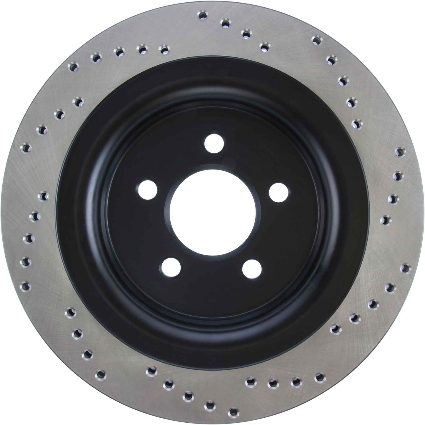 StopTech Sport Cross Drilled Brake Rotor; Rear Right