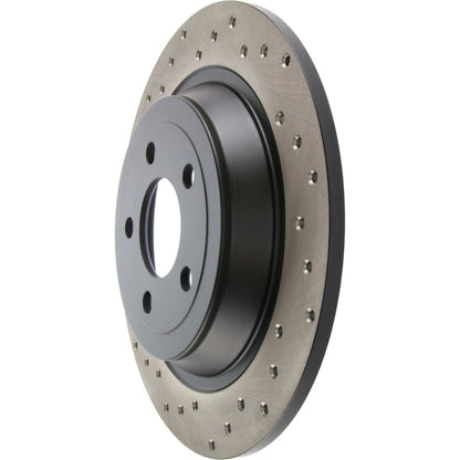 StopTech Sport Cryo Cross Drilled Brake Rotor, Right
