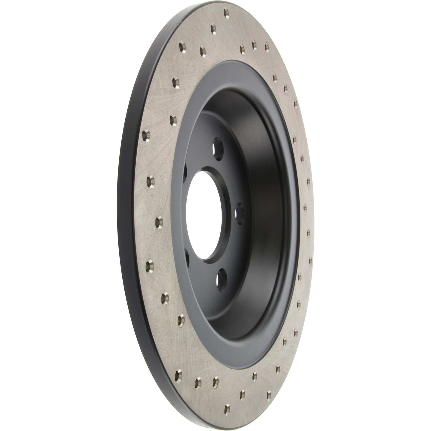 StopTech Sport Cross Drilled Brake Rotor; Rear Left