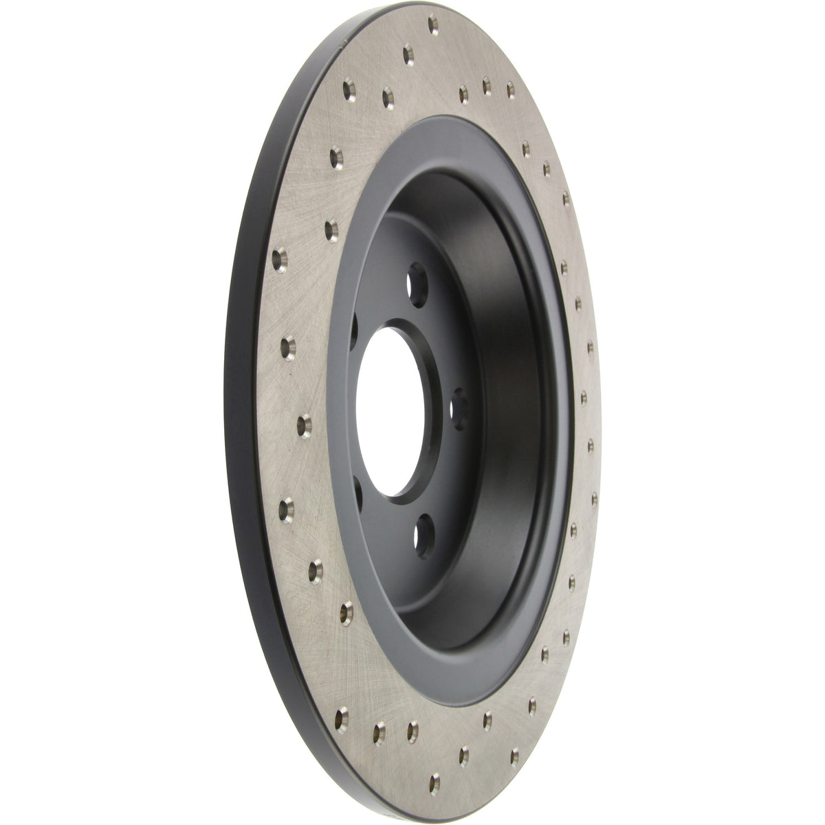 StopTech Sport Cross Drilled Brake Rotor; Rear Left