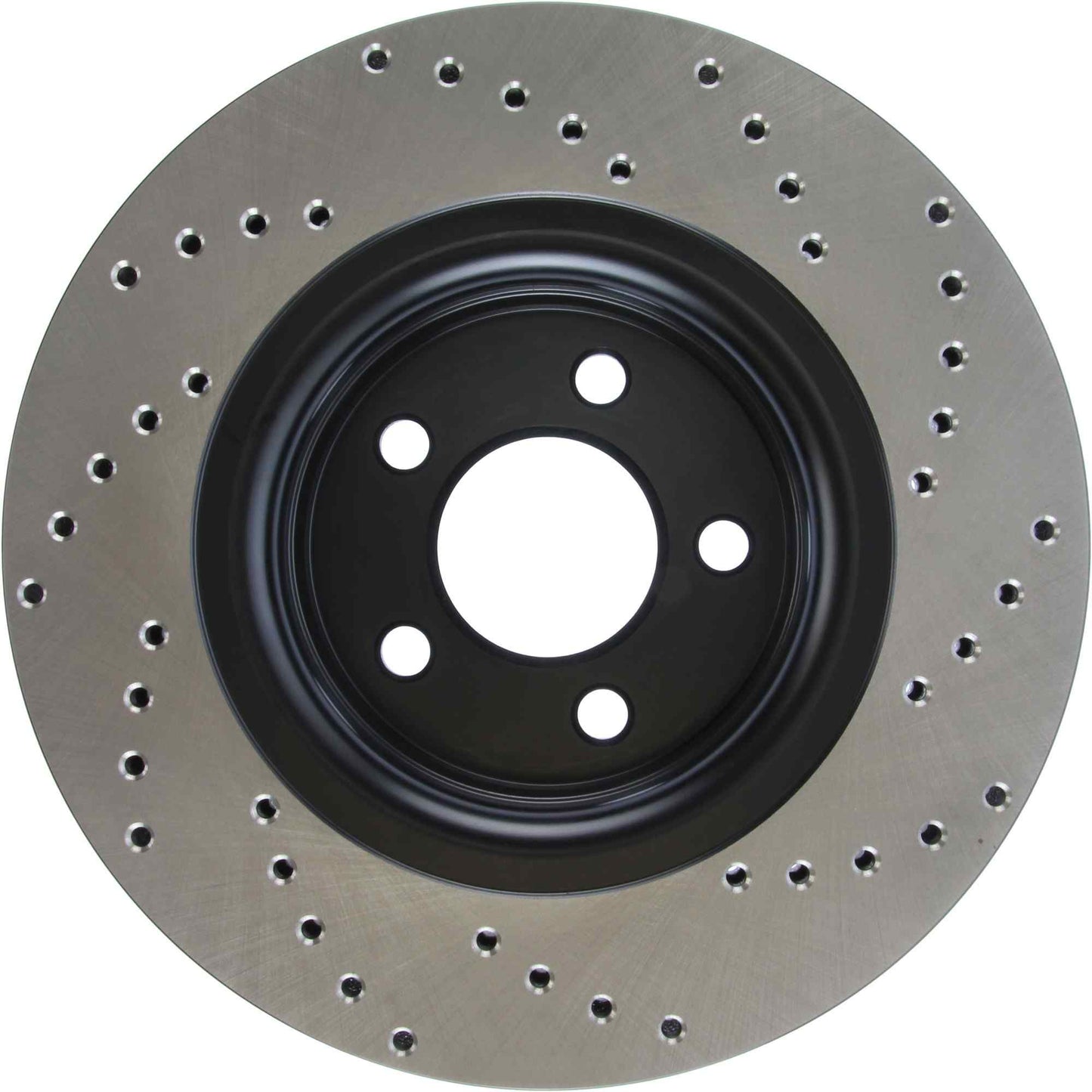 StopTech Sport Cross Drilled Brake Rotor; Front Right