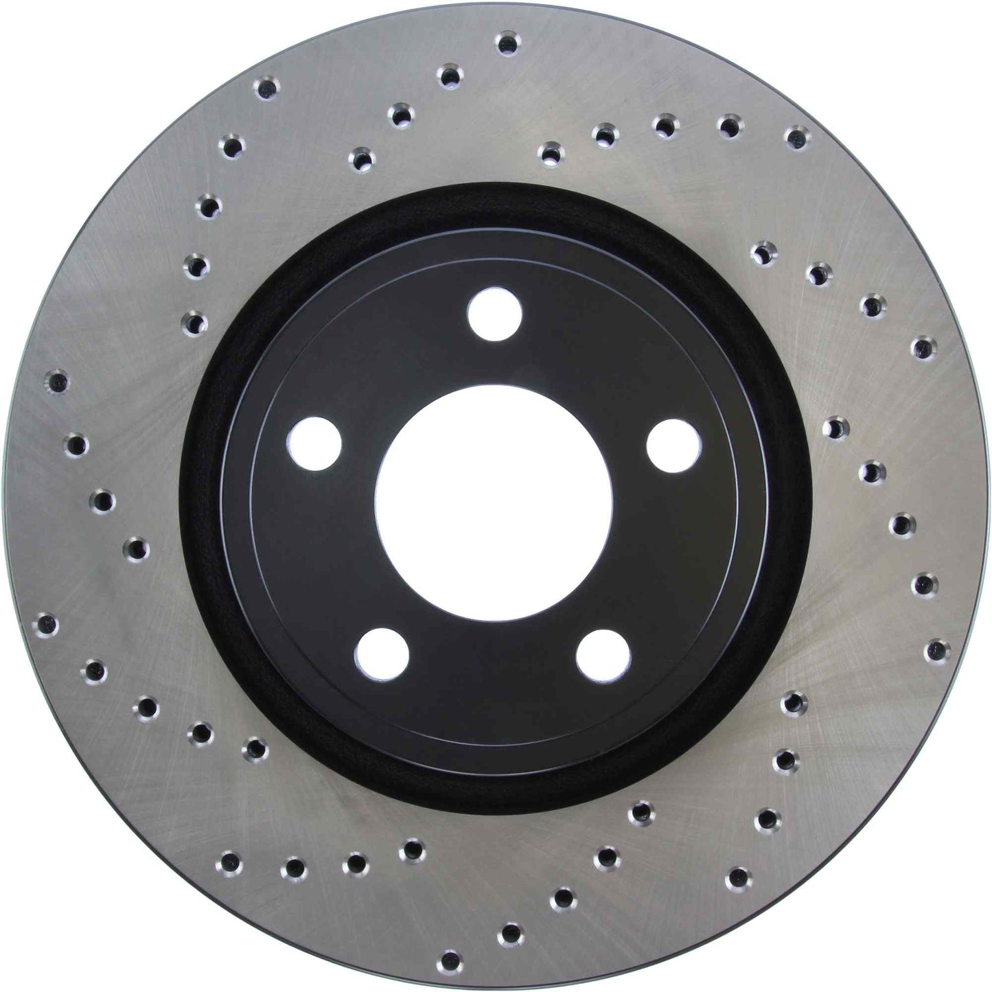 StopTech Sport Cross Drilled Brake Rotor; Front Right