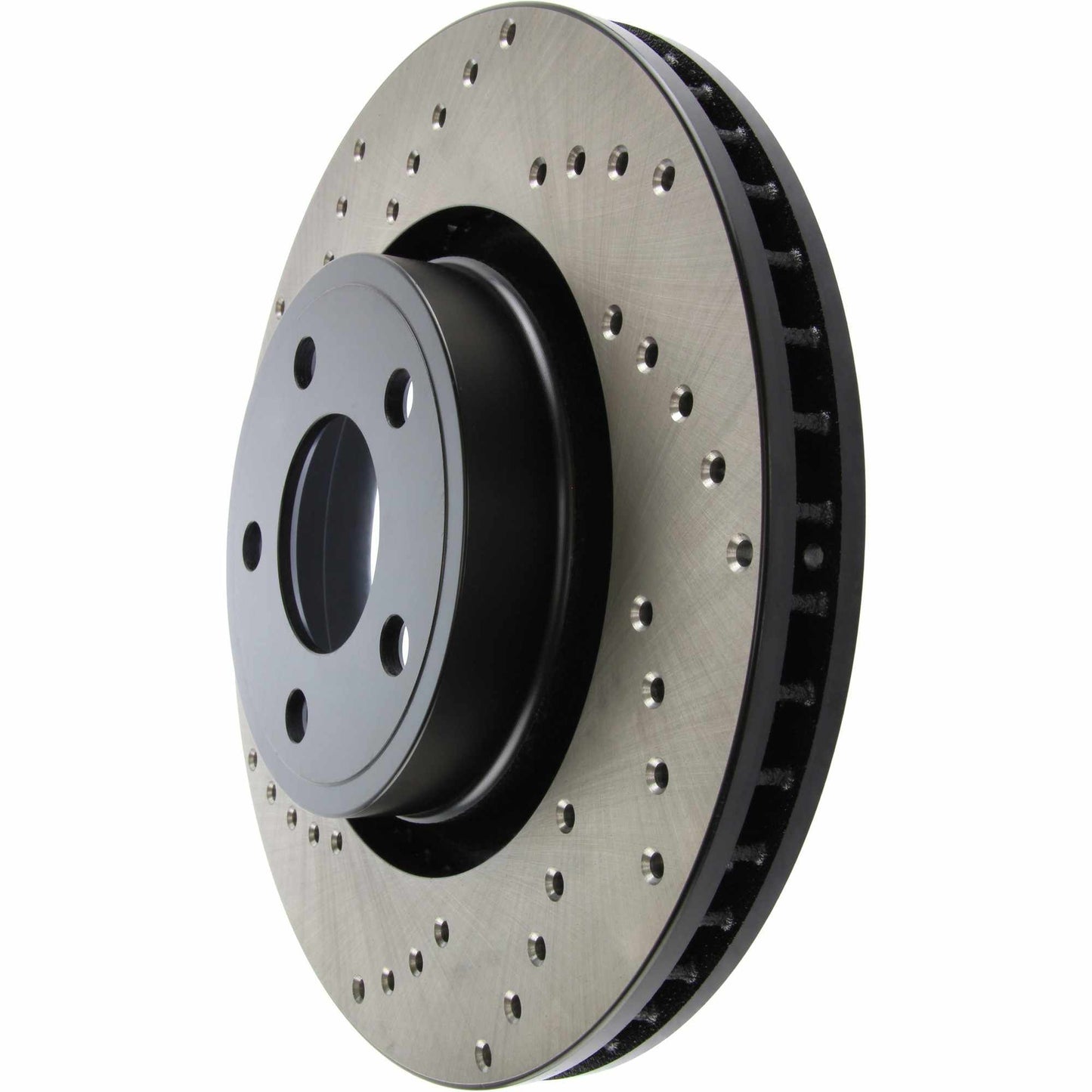 StopTech Sport Cross Drilled Brake Rotor; Front Right