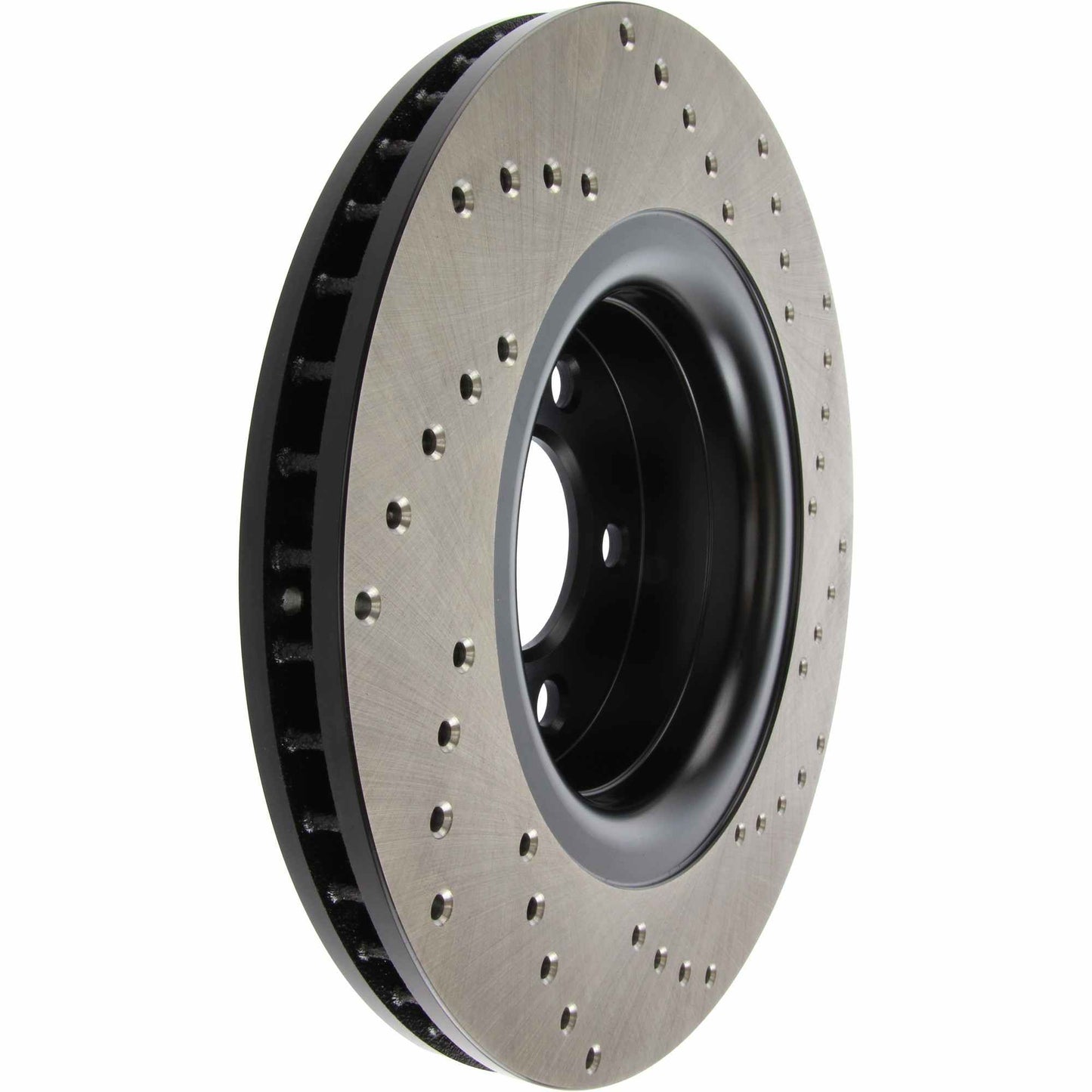 StopTech Sport Cross Drilled Brake Rotor; Front Right