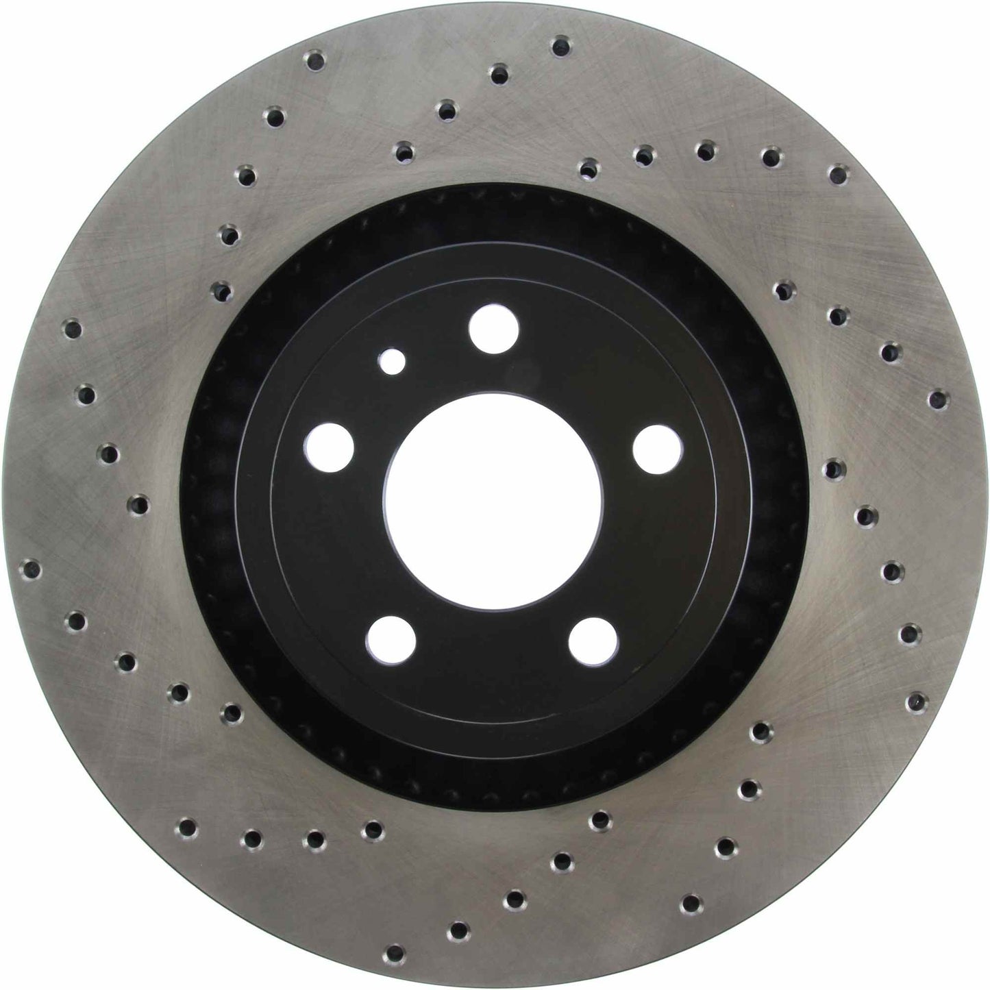 StopTech Sport Cross Drilled Brake Rotor; Front Right