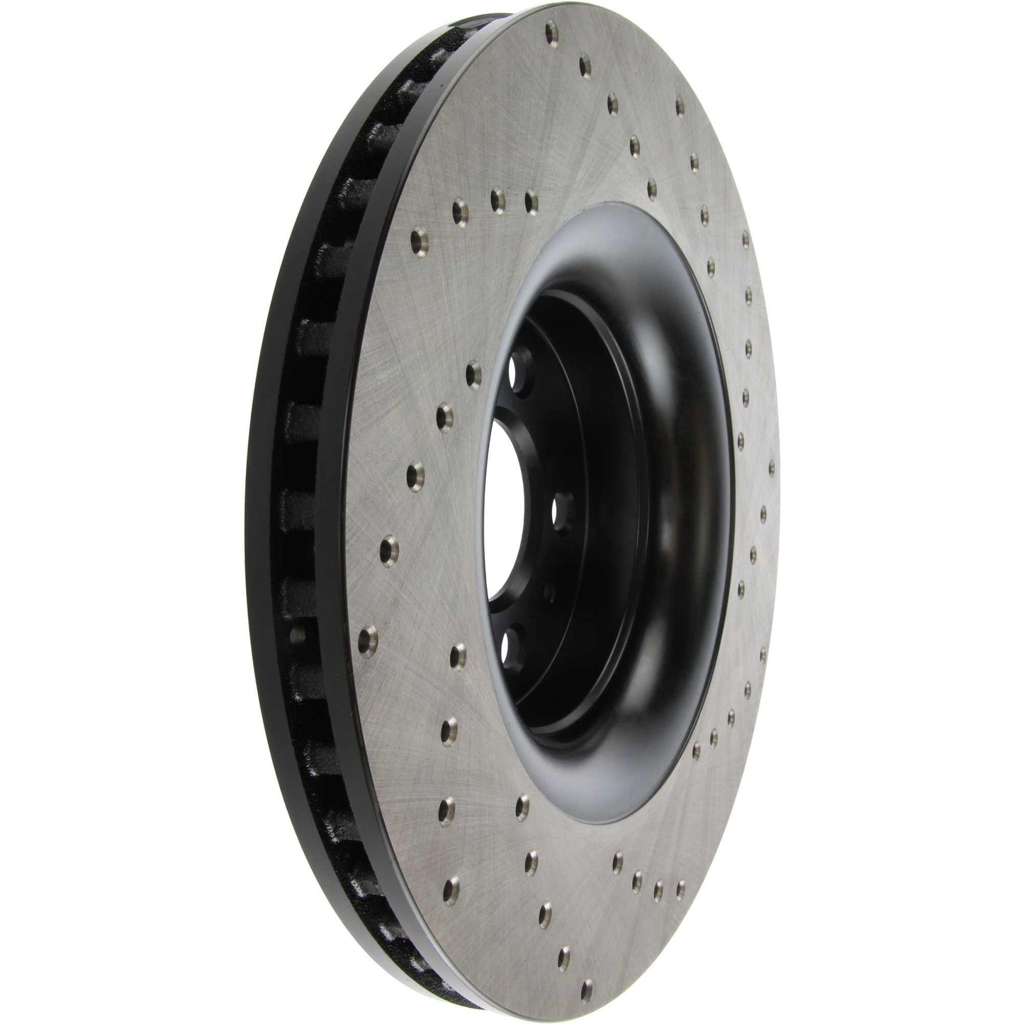 StopTech Sport Cross Drilled Brake Rotor; Front Right