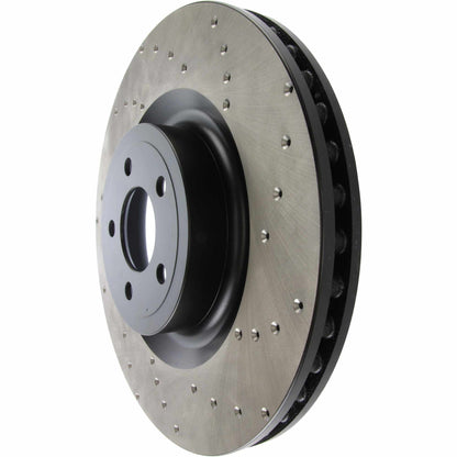 StopTech Sport Cryo Cross Drilled Brake Rotor, Left