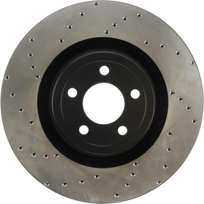 StopTech Sport Cryo Cross Drilled Brake Rotor, Right