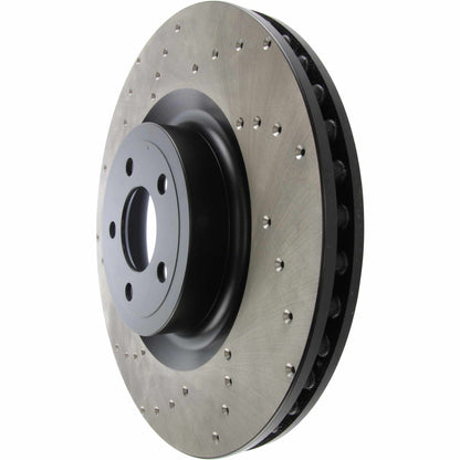 StopTech Sport Cryo Cross Drilled Brake Rotor, Right