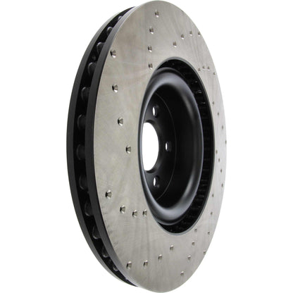 StopTech Sport Cross Drilled Brake Rotor Front Left 128.61116L