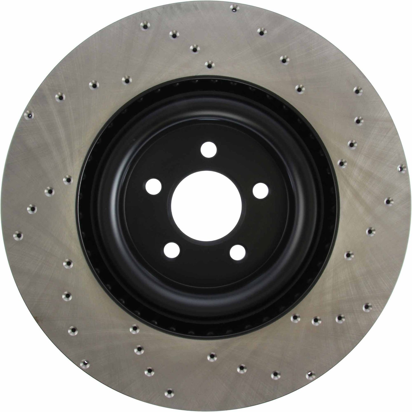 StopTech Sport Cross Drilled Brake Rotor; Front Right
