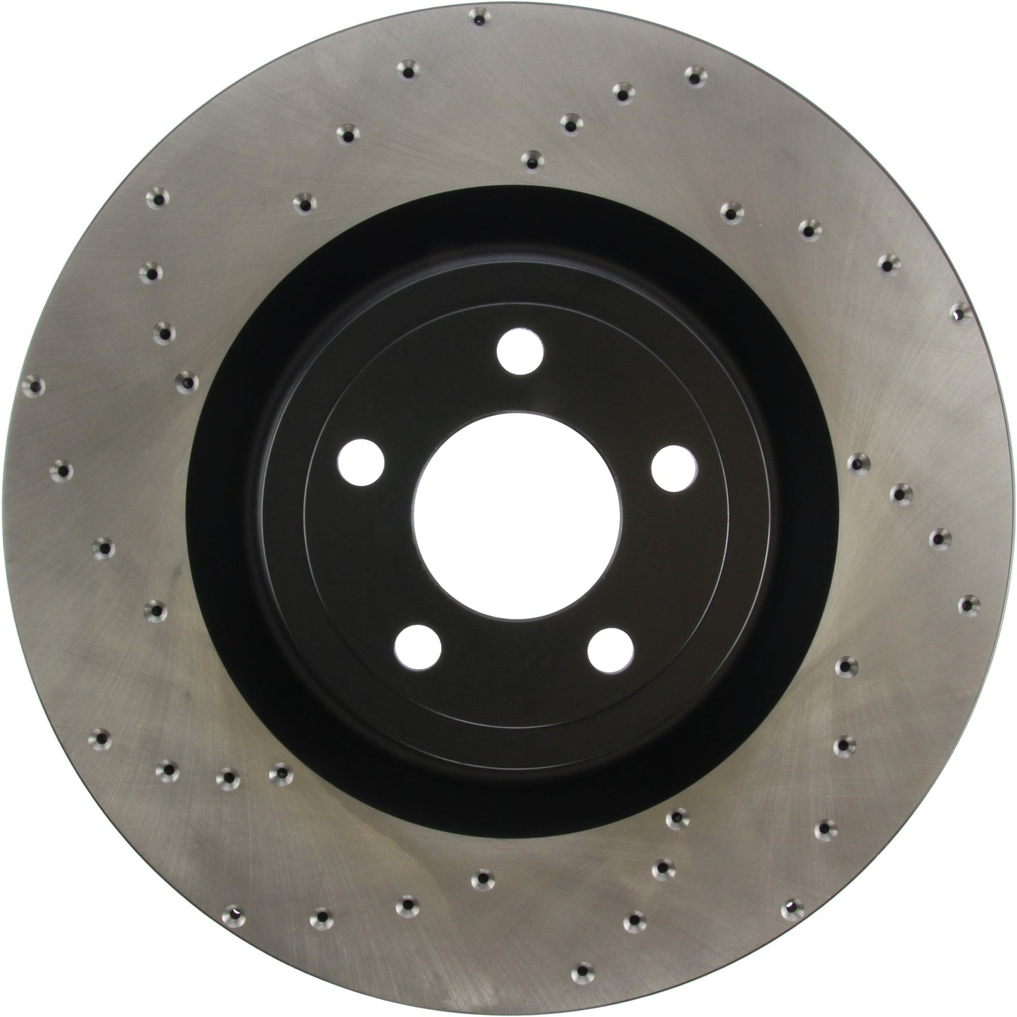 StopTech Sport Cross Drilled Brake Rotor; Front Right