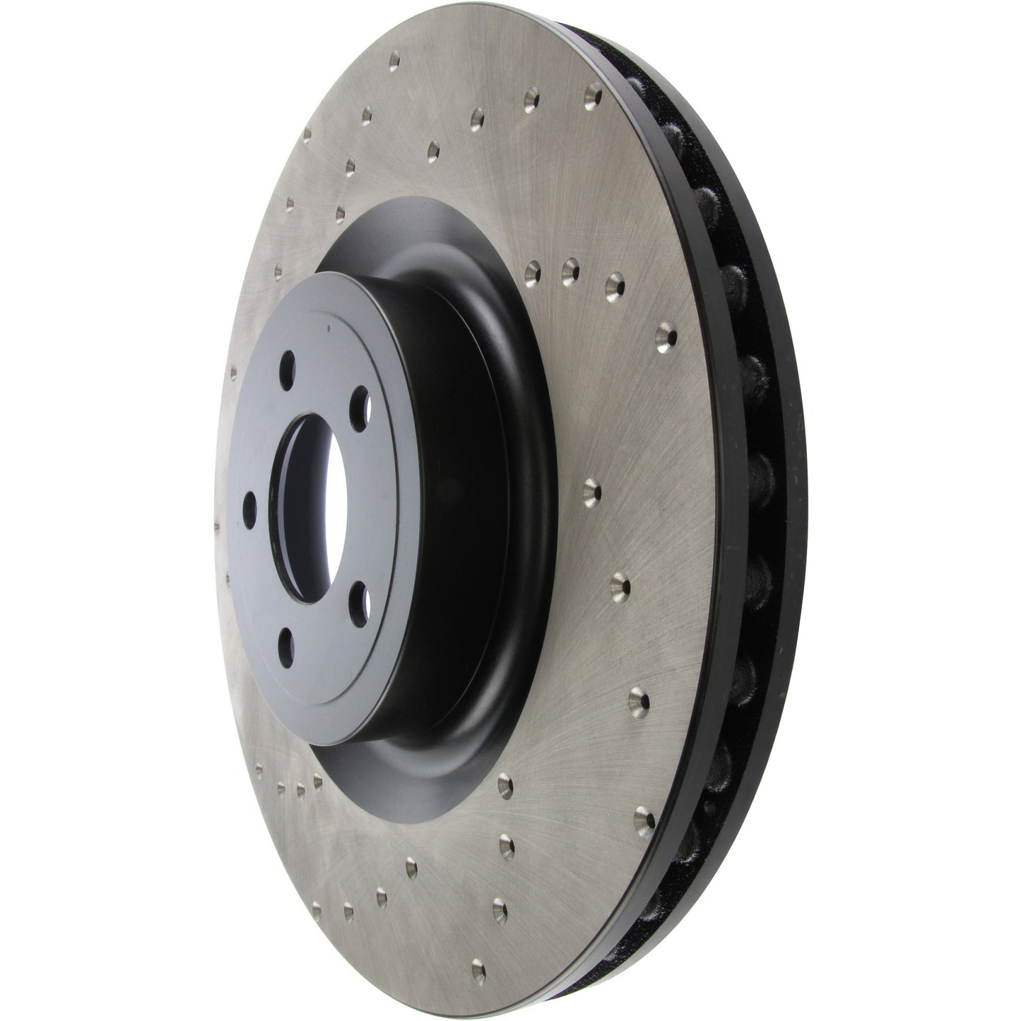 StopTech Sport Cross Drilled Brake Rotor; Front Right