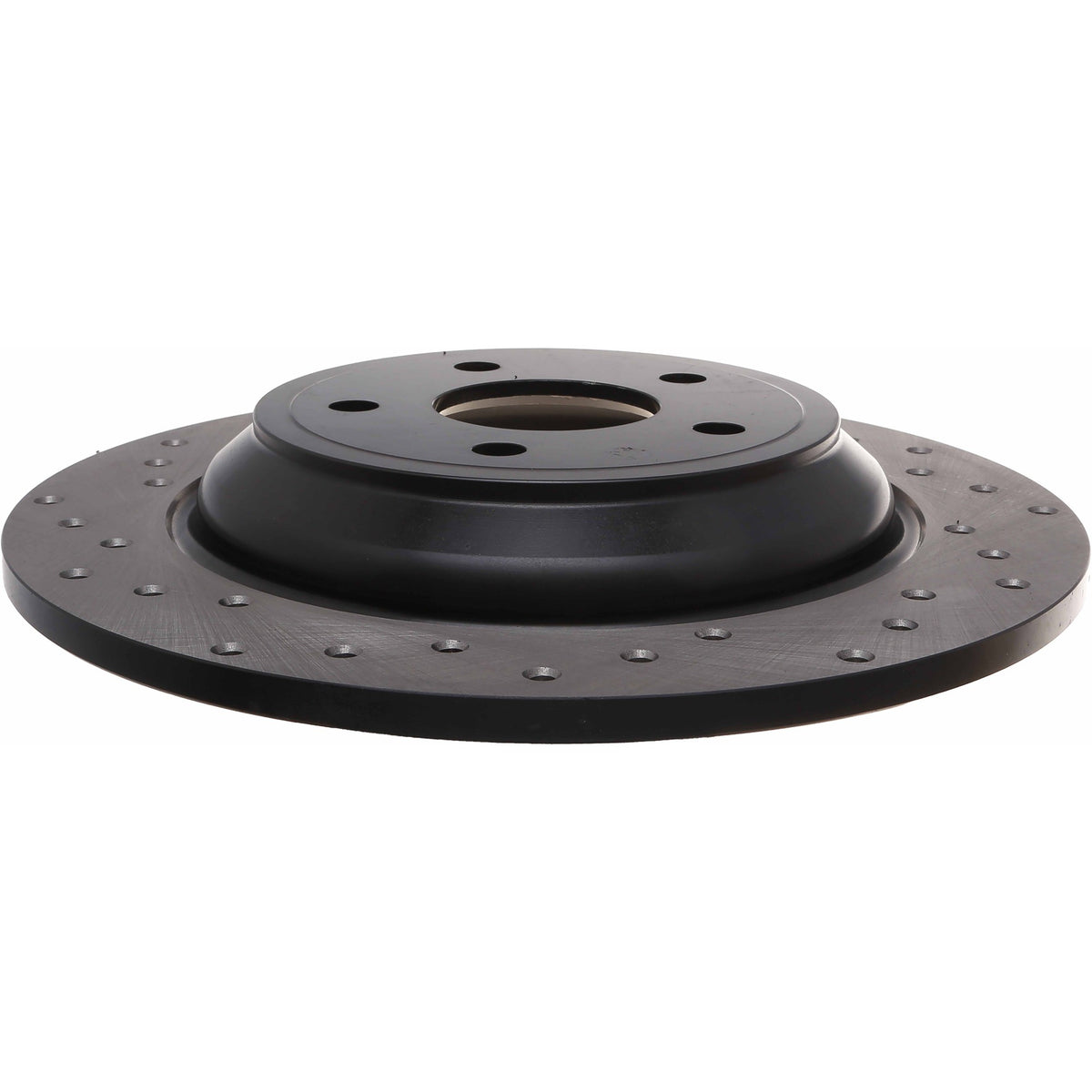 StopTech Sport Cross Drilled Brake Rotor; Front Right