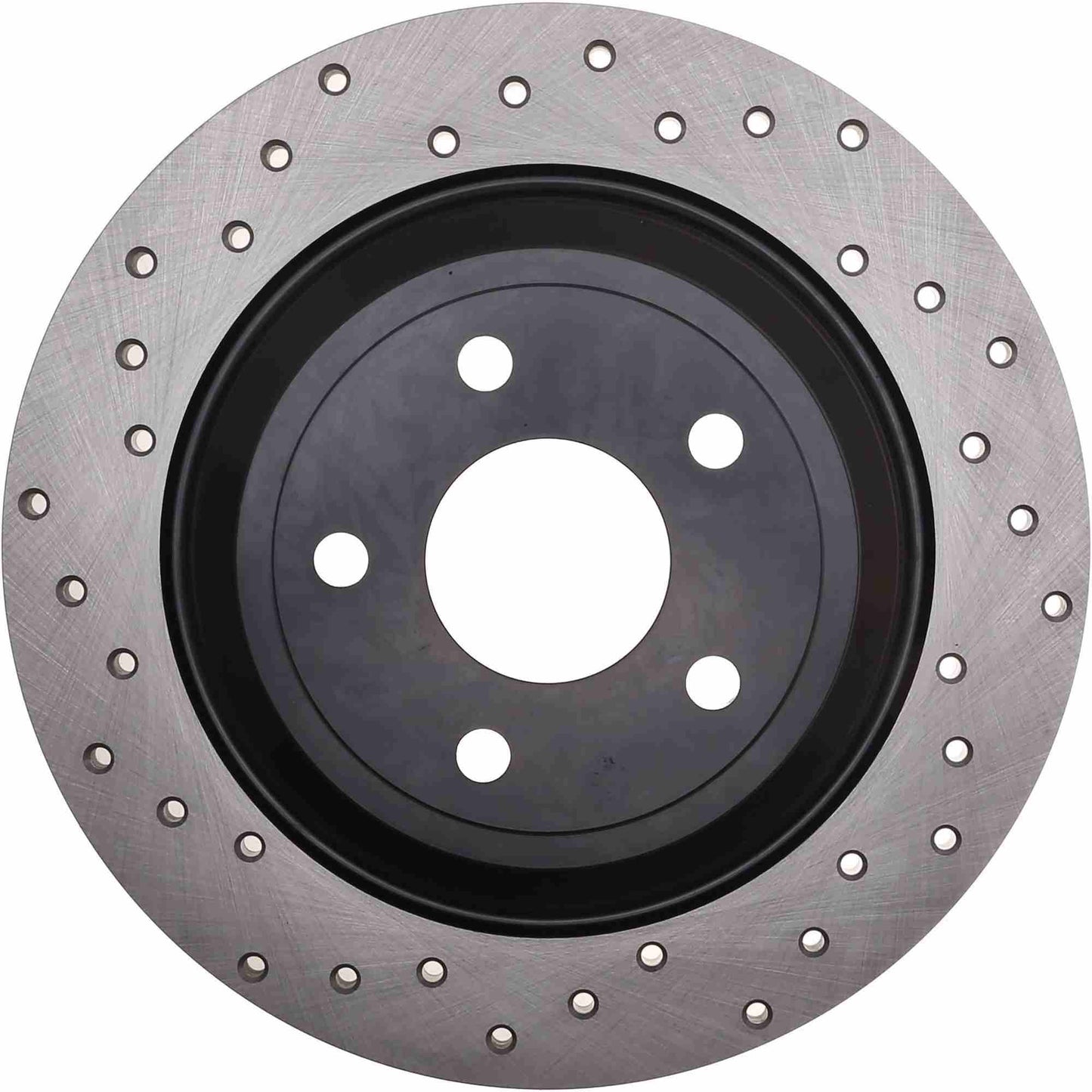 StopTech Sport Cross Drilled Brake Rotor; Front Right