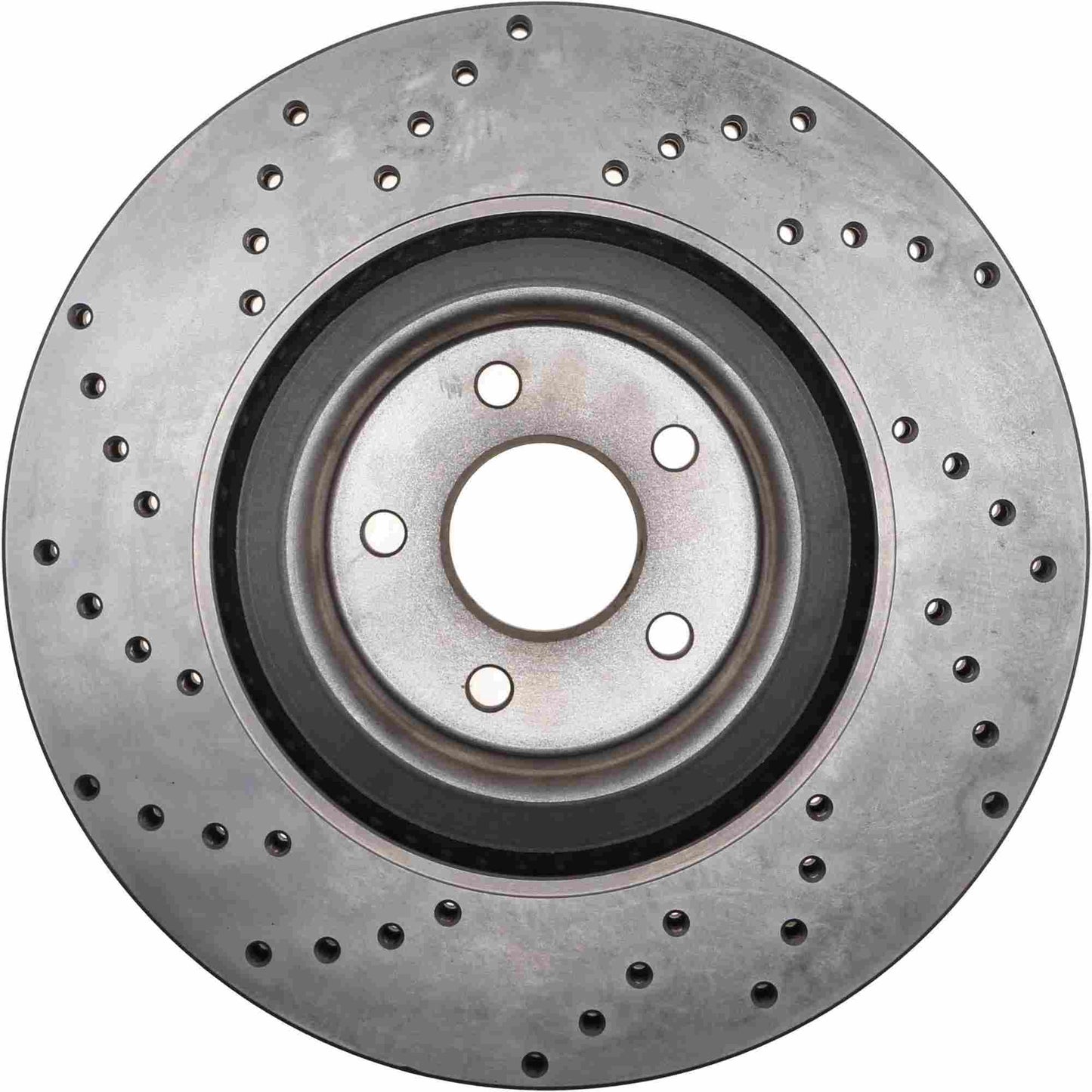 StopTech Sport Cryo Cross Drilled Brake Rotor; Front Left