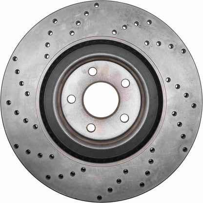 StopTech Sport Cryo Cross Drilled Brake Rotor; Front Left