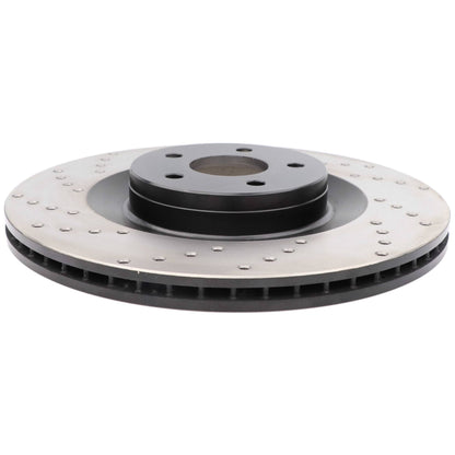 StopTech Sport Cryo Cross Drilled Brake Rotor; Front Right