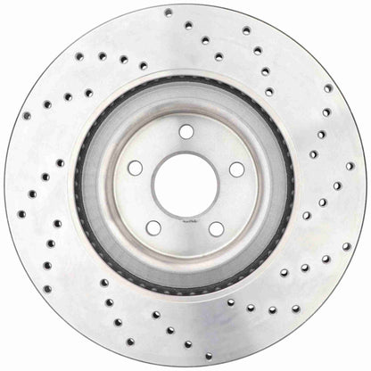 StopTech Sport Cryo Cross Drilled Brake Rotor; Front Right