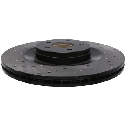 StopTech Sport Cross Drilled Brake Rotor; Front Right