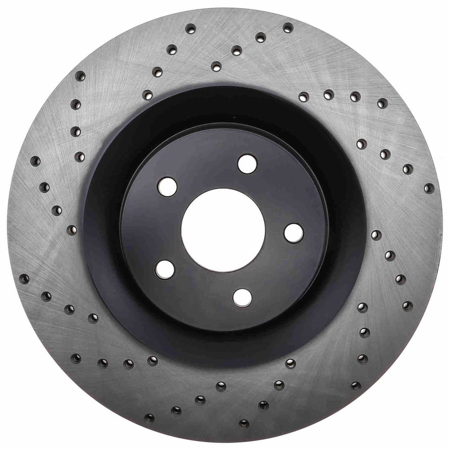 StopTech Sport Cross Drilled Brake Rotor; Front Right