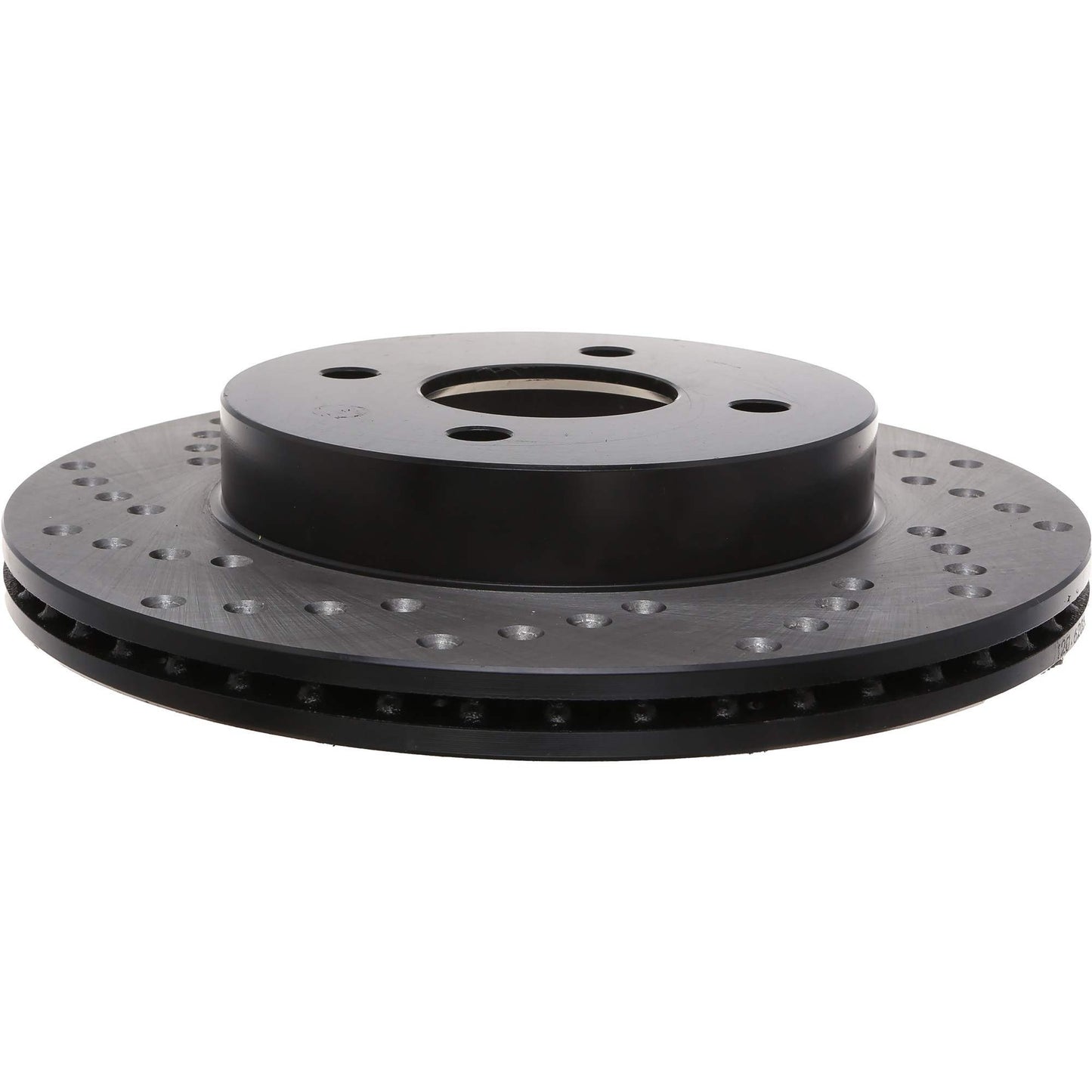 StopTech Sport Cross Drilled Brake Rotor; Front Right