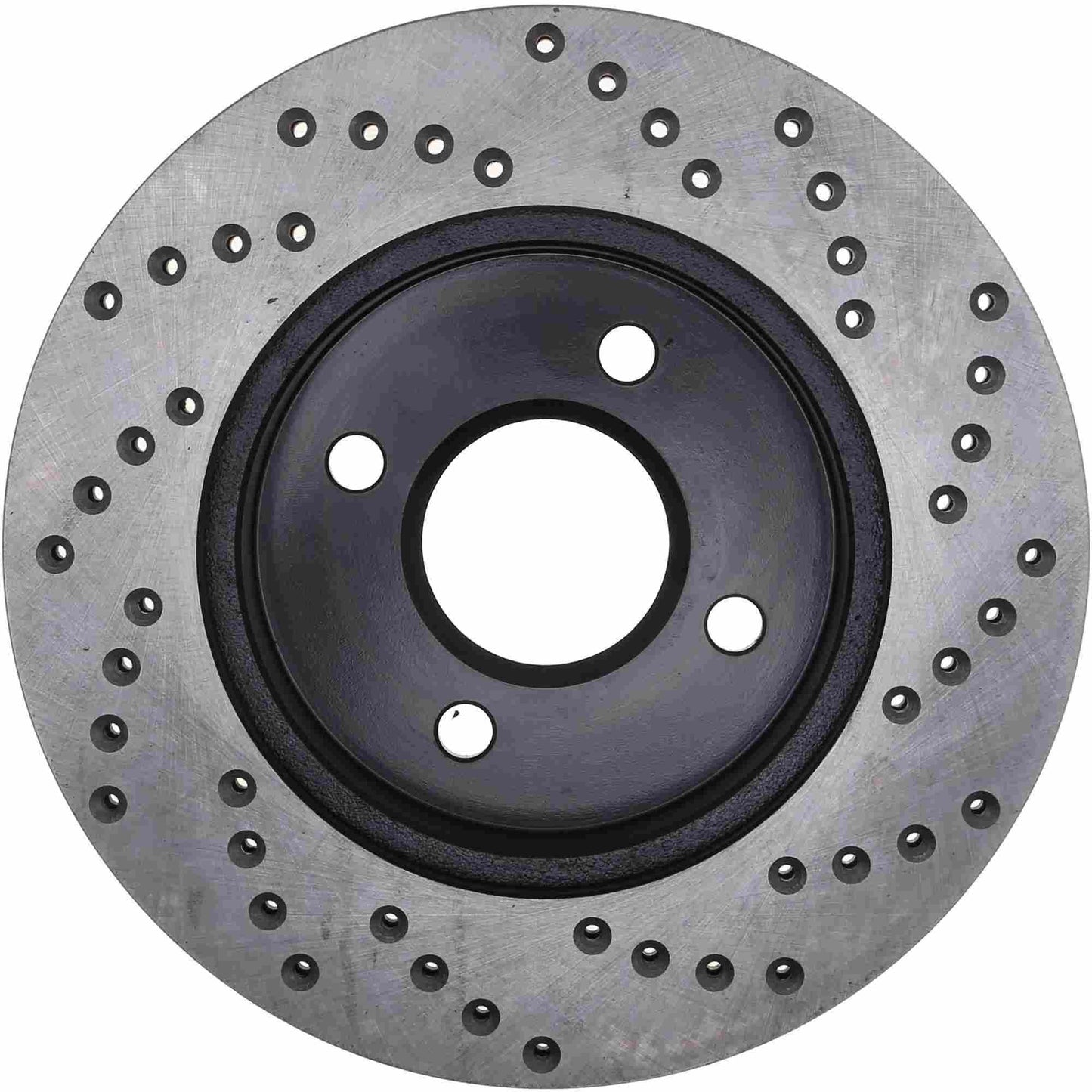 StopTech Sport Cross Drilled Brake Rotor; Front Right