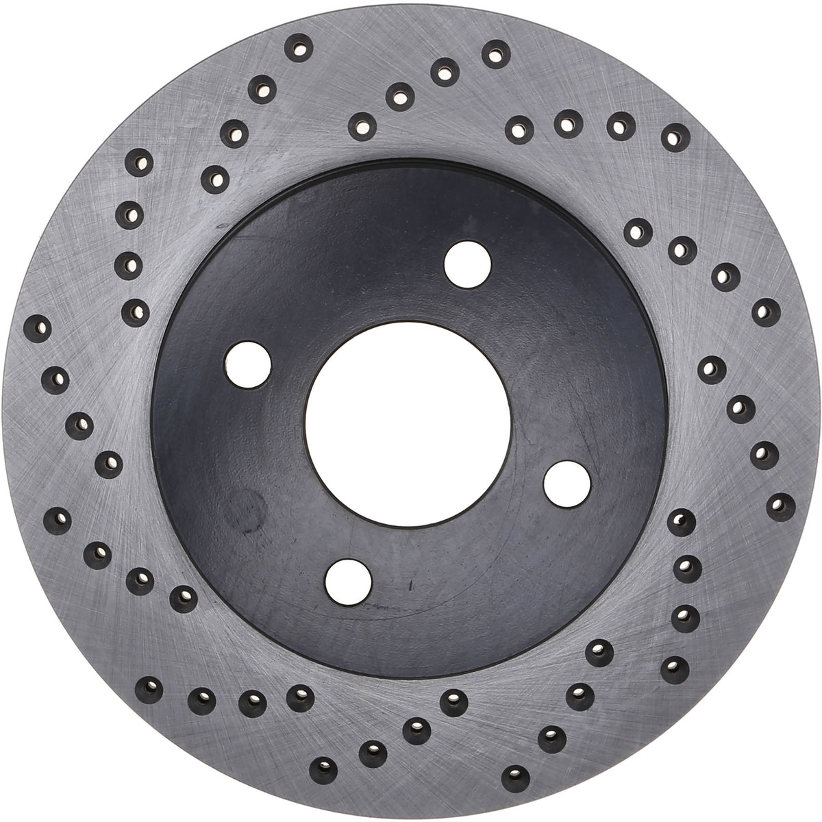 StopTech Sport Cross Drilled Brake Rotor; Front Right
