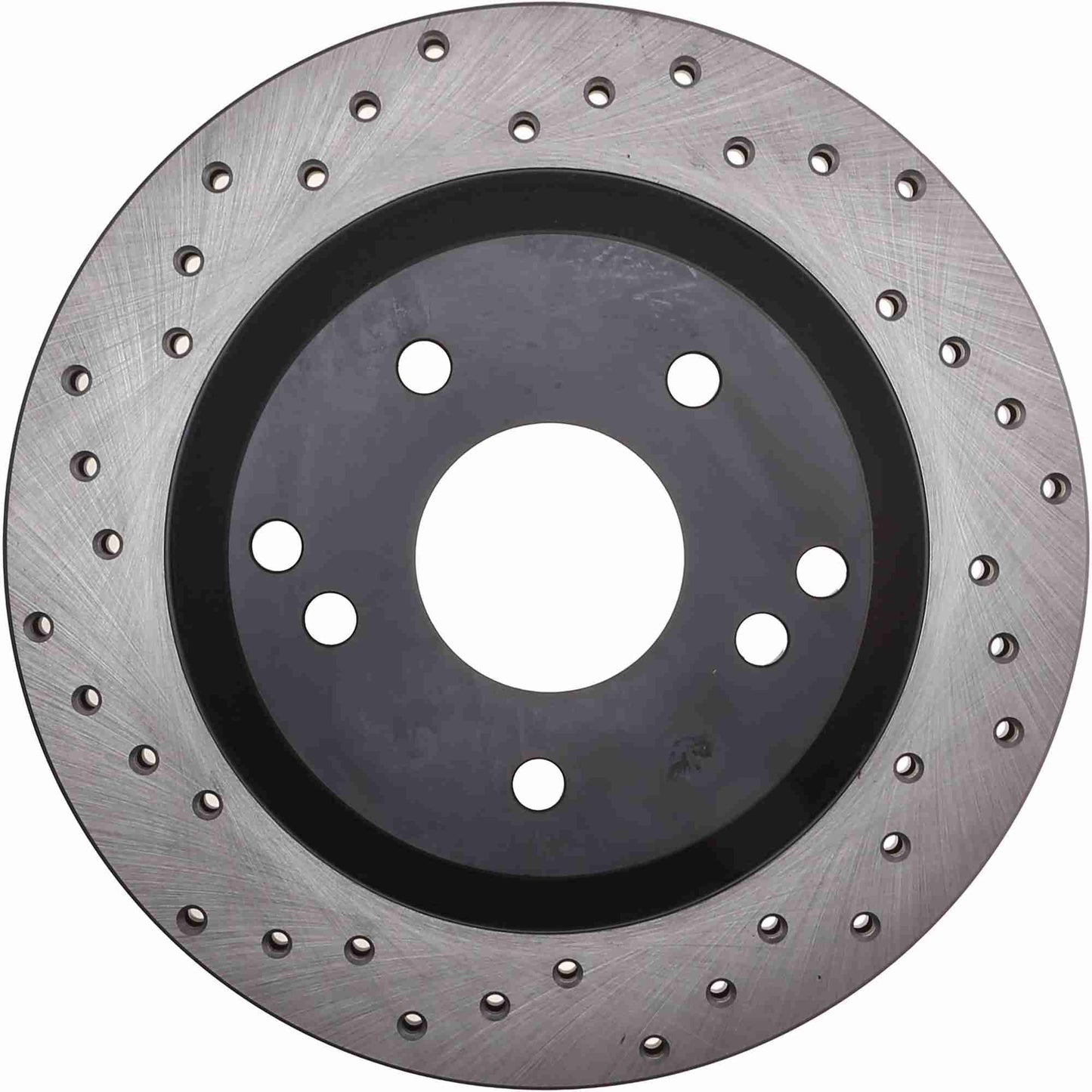 StopTech Sport Cross Drilled Brake Rotor; Rear Right