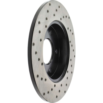 StopTech Sport Cryo Cross Drilled Brake Rotor; Rear Left
