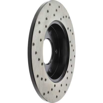 StopTech Sport Cryo Cross Drilled Brake Rotor; Rear Left