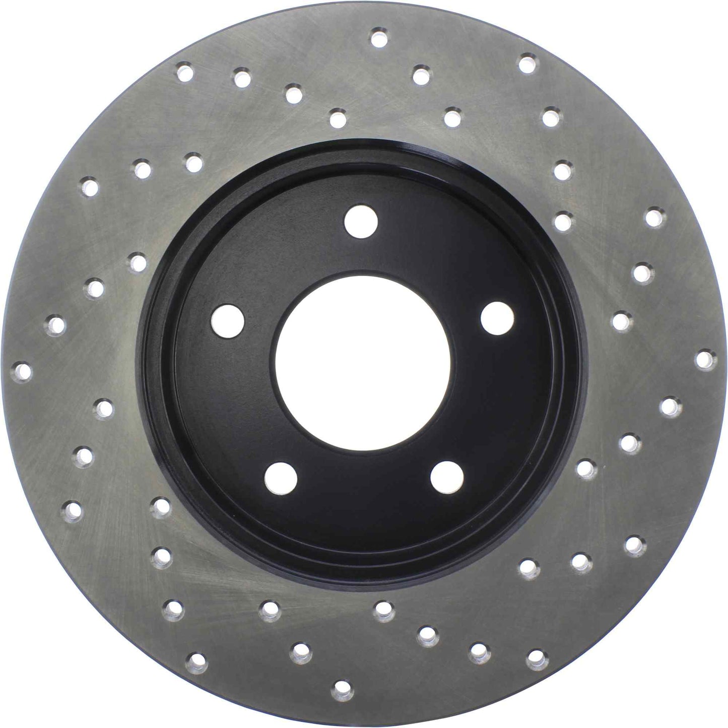 StopTech Sport Cross Drilled Brake Rotor; Rear Right