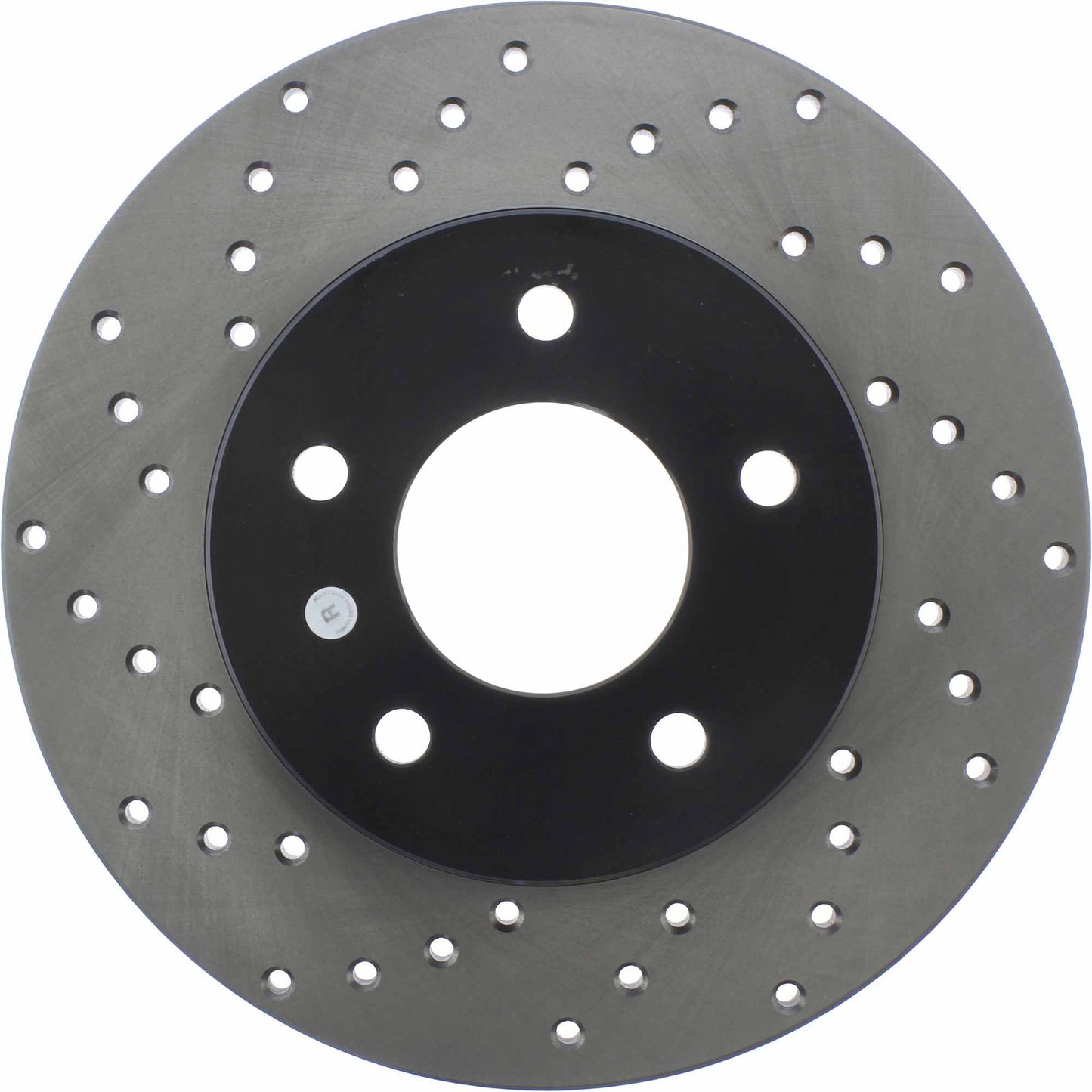 StopTech Sport Cross Drilled Brake Rotor; Rear Right