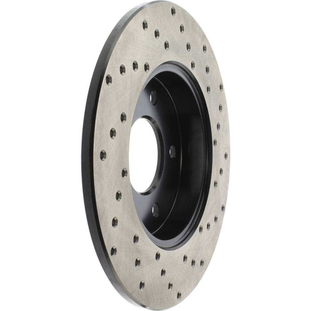 StopTech Sport Cross Drilled Brake Rotor; Rear Right