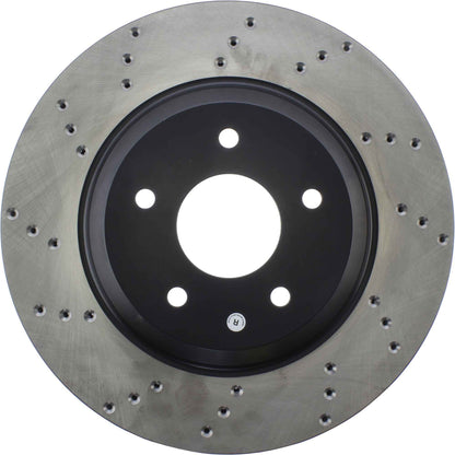 StopTech Sport Cryo Cross Drilled Brake Rotor; Front Right