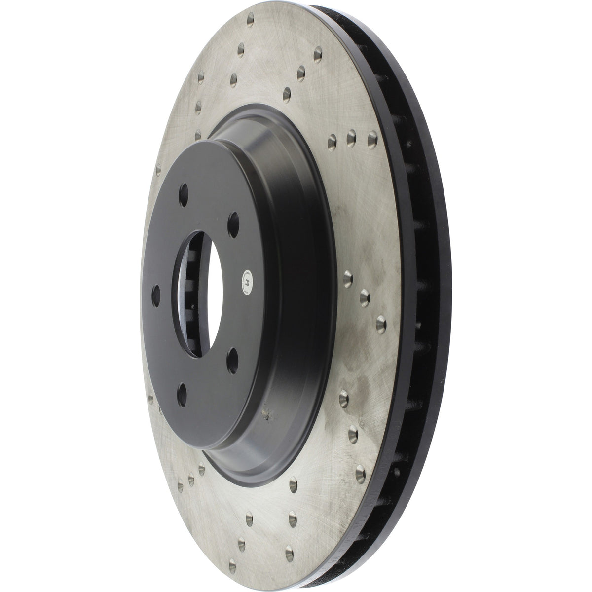 StopTech Sport Cryo Cross Drilled Brake Rotor; Front Right